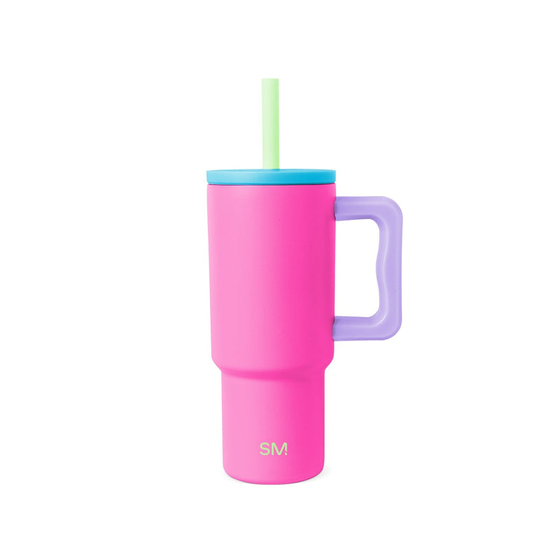 Trek Kids Tumbler with Silicone Straw Lid E7